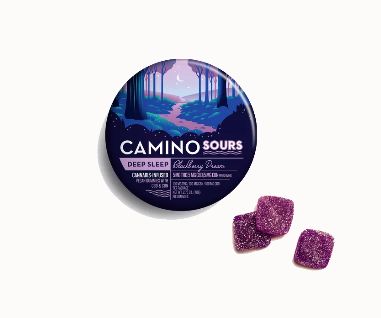 Restful sleep with Deep Sleep Blackberry Dream Gummies infused with calming lavender and chamomile.