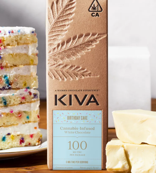 Birthday Cake Kiva chocolate Bar