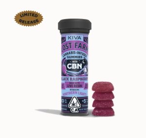 10mg : 5mg CBN Black Raspberry x Northern Lights Live Resin Gummies