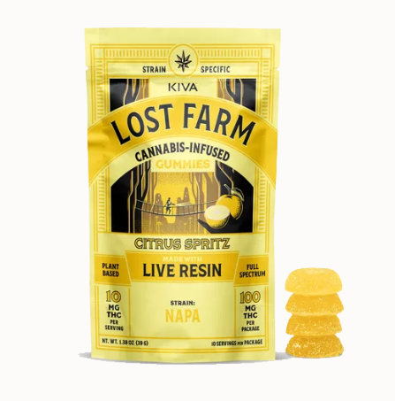 Spritz x Napa Live Resin Gummies Infused with Napa Live Resin